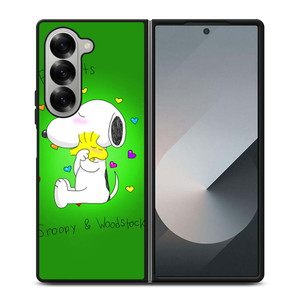 PEANUTS SNOOPY AND WOODSTOCK Samsung Galaxy Z Fold 6 Case Cover