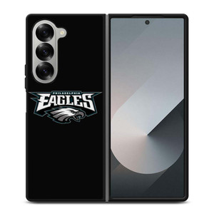 PHILADELPHIA EAGLES BLACK Samsung Galaxy Z Fold 6 Case Cover
