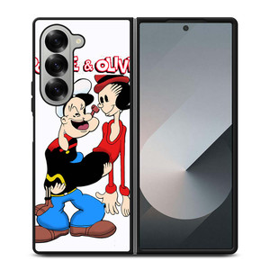 POPEYE AND OLIVE In Love Samsung Galaxy Z Fold 6 Case Cover
