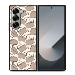 PUSHEEN CAT CARTOON Samsung Galaxy Z Fold 6 Case Cover PUSHEEN CAT CARTOON Samsung Galaxy Z Fold 6 Case Cover