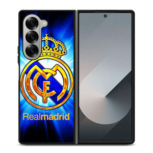 REAL MADRID BLUE Samsung Galaxy Z Fold 6 Case Cover REAL MADRID BLUE Samsung Galaxy Z Fold 6 Case Cover