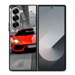 RED LAMBORGINI Samsung Galaxy Z Fold 6 Case Cover