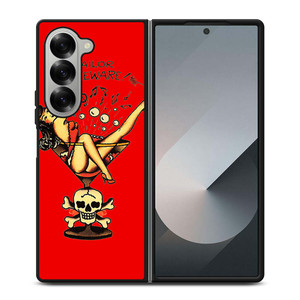 SAILOR JERRY BEWARE Samsung Galaxy Z Fold 6 Case Cover
