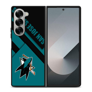 SAN JOSE SHARKS LOGO NHL Samsung Galaxy Z Fold 6 Case Cover SAN JOSE SHARKS LOGO NHL Samsung Galaxy Z Fold 6 Case Cover