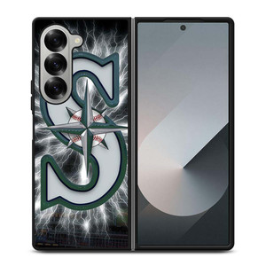 SEATTLE MARINERS MLB LOGO Samsung Galaxy Z Fold 6 Case Cover SEATTLE MARINERS MLB LOGO Samsung Galaxy Z Fold 6 Case Cover