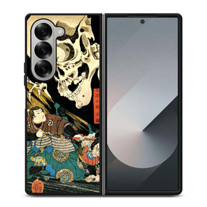 SKULL JAPANESE ART STYLE Samsung Galaxy Z Fold 6 Case Cover