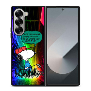 SNOOPY QUESTION Samsung Galaxy Z Fold 6 Case Cover SNOOPY QUESTION Samsung Galaxy Z Fold 6 Case Cover