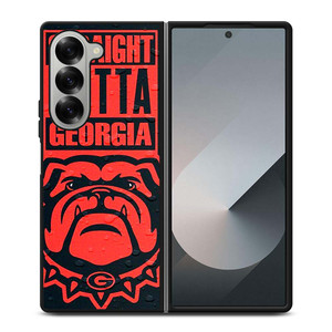 STRAIGHT OUTTA GEORGIA BULLDOGS DAWGS Samsung Galaxy Z Fold 6 Case Cover