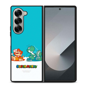 SUPER MARIO AND DINO NINTENDO Samsung Galaxy Z Fold 6 Case Cover