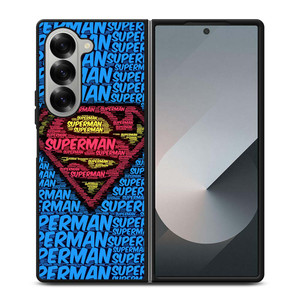 SUPERMAN LOGO ART Samsung Galaxy Z Fold 6 Case Cover SUPERMAN LOGO ART Samsung Galaxy Z Fold 6 Case Cover