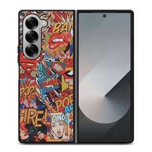 SUPERMAN POP ART COMIC Samsung Galaxy Z Fold 6 Case Cover