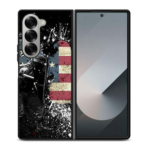 SWAT EAGLE AMERICAN FLAG Samsung Galaxy Z Fold 6 Case Cover