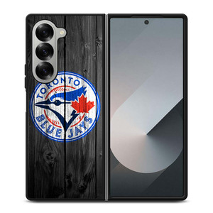 TORONTO BLUE JAYS WOODEN Samsung Galaxy Z Fold 6 Case Cover