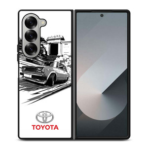 TOYOTA CAR CLASSIC SKETCH Samsung Galaxy Z Fold 6 Case Cover