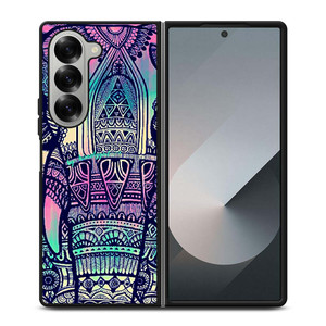 TRIBAL AZTEC ELEPHANT Samsung Galaxy Z Fold 6 Case Cover