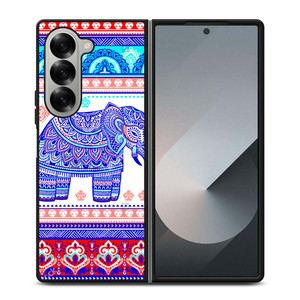 TRIBAL ORNAMENTSTOCK VECTOR ELEPANT Samsung Galaxy Z Fold 6 Case Cover