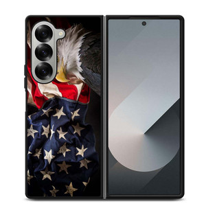 USA PATRIOTIC EAGLE FLAG 2 Samsung Galaxy Z Fold 6 Case Cover