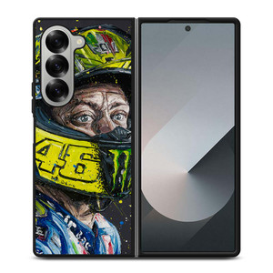 VALENTINO ROSSI ART 46 Samsung Galaxy Z Fold 6 Case Cover