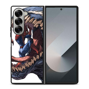 VENOM VS SPIDERMAN MARVEL CARTOON Samsung Galaxy Z Fold 6 Case Cover VENOM VS SPIDERMAN MARVEL CARTOON Samsung Galaxy Z Fold 6 Case Cover
