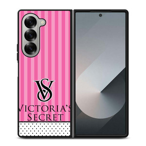 VICTORIA'S SECRET LOGO POLKADOT STRIPE Samsung Galaxy Z Fold 6 Case Cover