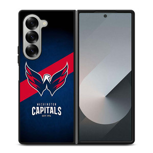 WASHINGTON CAPITALS LOGO NHL HOCKEY CLUB Samsung Galaxy Z Fold 6 Case Cover