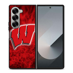 WISCONSIN BADGER LOGO Samsung Galaxy Z Fold 6 Case Cover