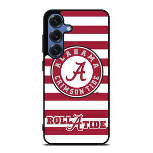 ALABAMA CRIMSON TIDE ROLL A TIDE STRIPE LOGO Samsung Galaxy S25 Case