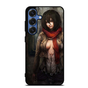 ATTACK ON TITAN MIKASA ACKERMAN DARK Samsung Galaxy S25 Case ATTACK ON TITAN MIKASA ACKERMAN DARK Samsung Galaxy S25 Case