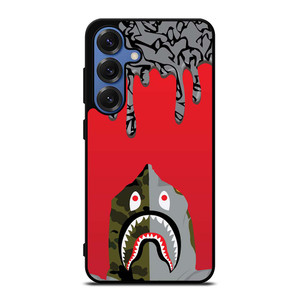 BAPE CAMO MELTED ARTWORK Samsung Galaxy S25 Case
