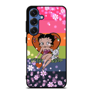 BETTY BOOP PINK FLOWER Samsung Galaxy S25 Case