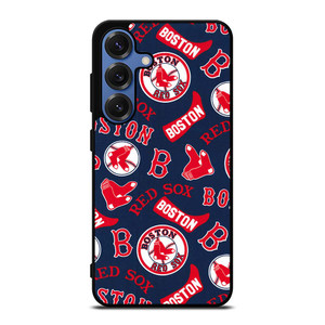 BOSTON RED SOX BASEBALL PATTERN Samsung Galaxy S25 Case