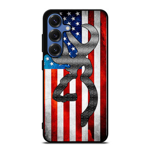 BROWNING CAMO AMERICAN FLAG Samsung Galaxy S25 Case