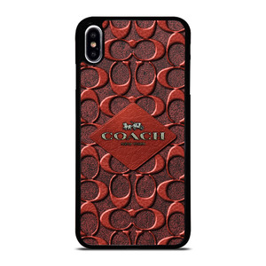 COACH NEW YORK BROWN iPhone XS Max Case