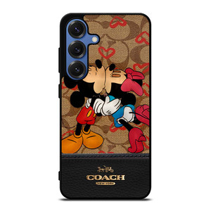 COACH NEW YORK BROWN MICKEY Samsung Galaxy S25 Case