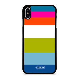 COACH NEW YORK STRIPE iPhone XS Max Case COACH NEW YORK STRIPE iPhone XS Max Case
