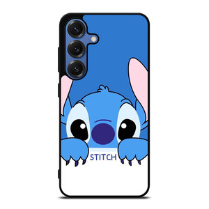 DISNEY STITCH CARTOON SIMPLE FLAT Samsung Galaxy S25 Case