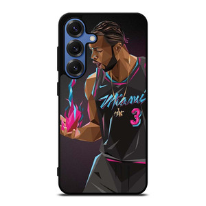 DWYANE WADE MIAMI HEAT ART Samsung Galaxy S25 Case DWYANE WADE MIAMI HEAT ART Samsung Galaxy S25 Case