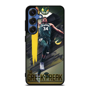 GIANNIS ANTETOKOUNMPO MILWAUKEE BUCKS Samsung Galaxy S25 Case GIANNIS ANTETOKOUNMPO MILWAUKEE BUCKS Samsung Galaxy S25 Case