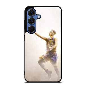 GOLDEN STATE WARRIORS STEPHEN CURRY LAY UP Samsung Galaxy S25 Case