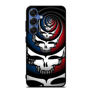 GRATEFUL DEAD SKULL ROUNDED Samsung Galaxy S25 Case GRATEFUL DEAD SKULL ROUNDED Samsung Galaxy S25 Case