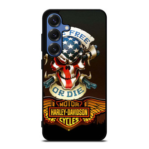 HARLEY DAVIDSON LIVE FREE OR DIE Samsung Galaxy S25 Case