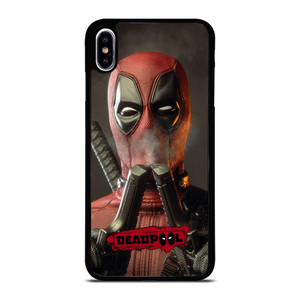 DEADPOLL POTRAIT DOUUBLE PISTOLS iPhone XS Max Case DEADPOLL POTRAIT DOUUBLE PISTOLS iPhone XS Max Case