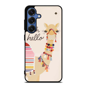 KATE SPADE CAMEL OH HELLO Samsung Galaxy S25 Case