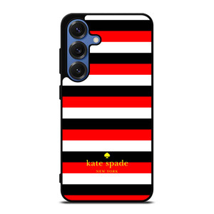 KATE SPADE PATTERN RED BLACK Samsung Galaxy S25 Case