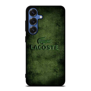 LACOSTE LOGO EMBOSSED LEATHER Samsung Galaxy S25 Case