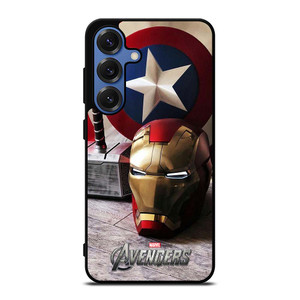 MARVEL AVENGER TEAM CAPTAIN AMERICA IRONMAN THOR Samsung Galaxy S25 Case