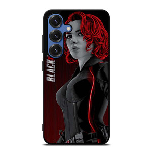 MARVEL BLACK WIDOW AVENGERS ART Samsung Galaxy S25 Case MARVEL BLACK WIDOW AVENGERS ART Samsung Galaxy S25 Case
