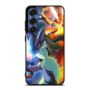 MEGA BLAZIKEN VS MEGA LUCARIO Samsung Galaxy S25 Case