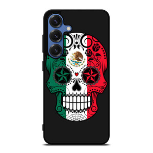 MEXICO SKULL SKELETON FLAG Samsung Galaxy S25 Case