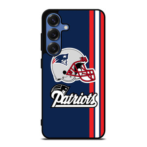 NEW ENGLAND PATRIOTS STRIPS HELMET Samsung Galaxy S25 Case